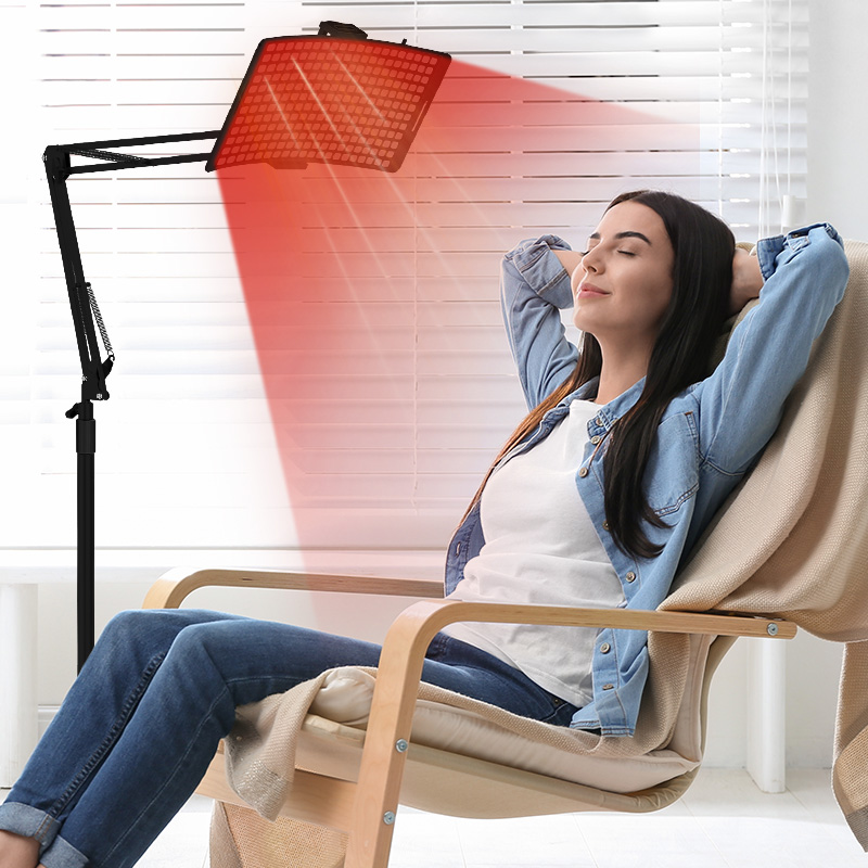 Panel Terapi Lampu Infared Merah Berdiri